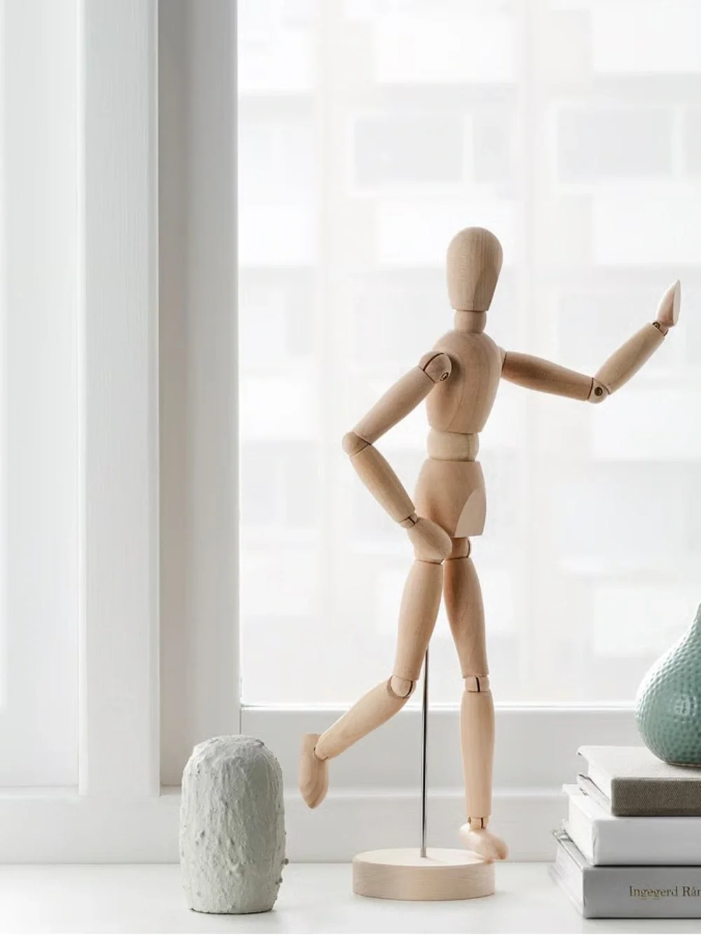 IKEA Natural Wood Artist Figure Neutral